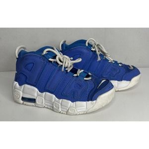 Nike Air More Uptempo PS Blue White DM1026-400 Kids Size 1Y Very Cool